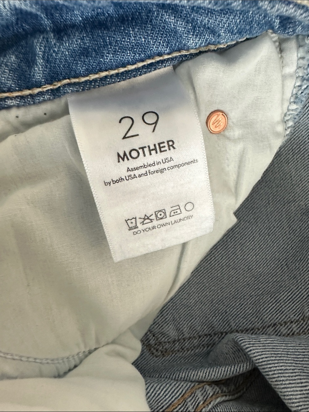 Mother Jeans-The Rascal Hover in Sow Surreal Size 29 - Picture 10 of 14